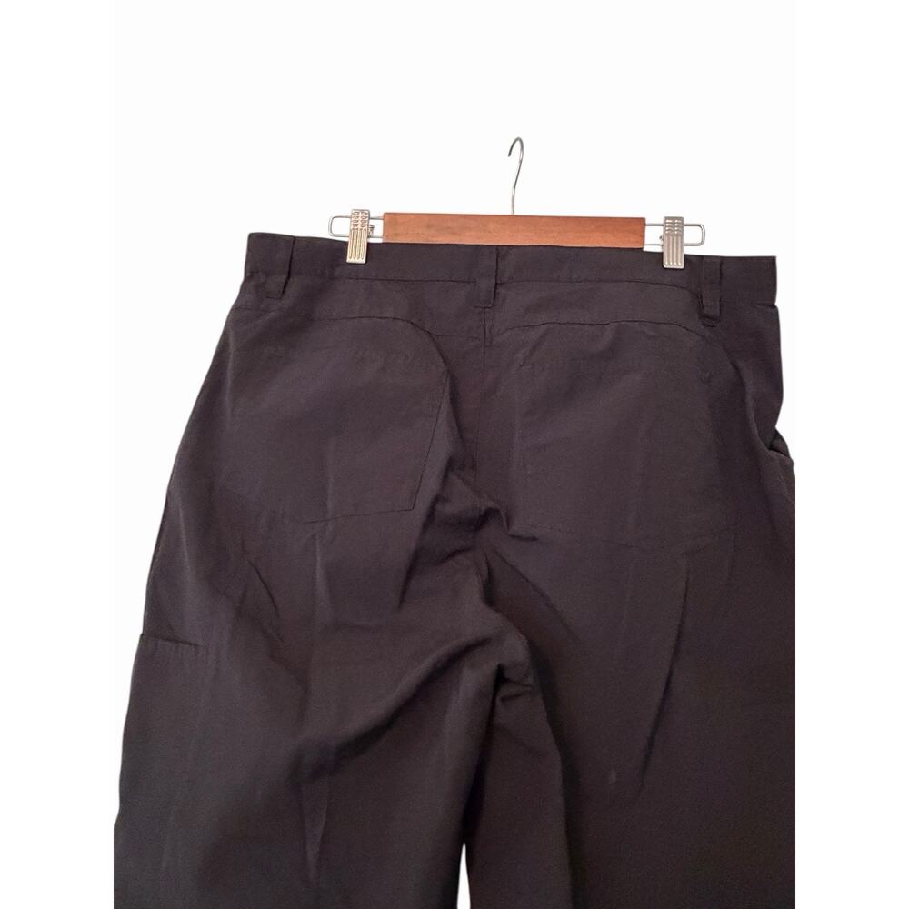 ALO YOGA All That Trouser Cargo Pant •L• Black Wide Leg Street Wear - Picture 9 of 15